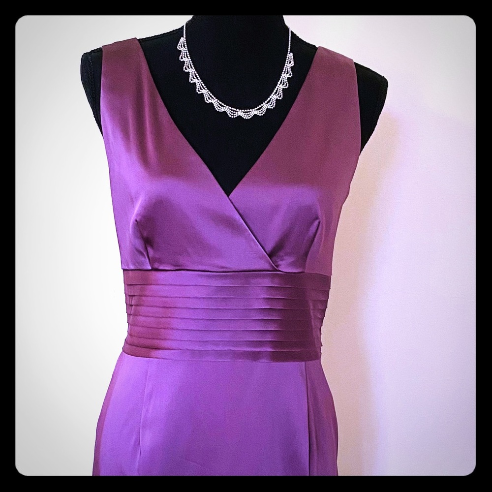 Ann Taylor Shimmery Purple Dress